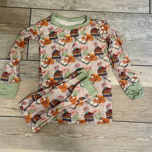 Monkeeroos FitTeacherRachel collab long sleeve 2-piece set